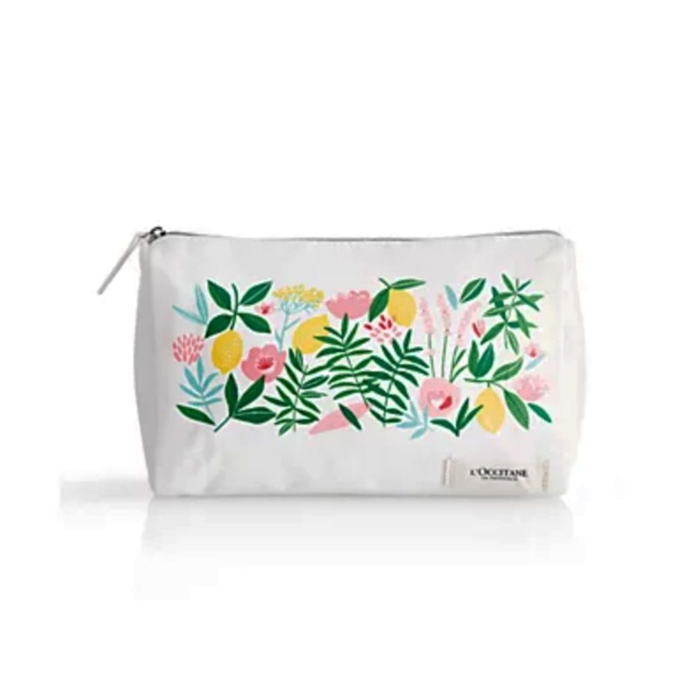 L’OCCITANE FLORAL MAKEUP | COSMETICS BEAUTY BAG - RARE